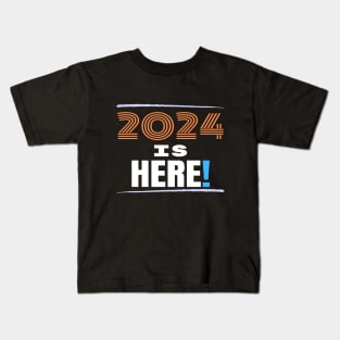 2024 is HERE! | Happy New Year | new Year Celebration Kids T-Shirt